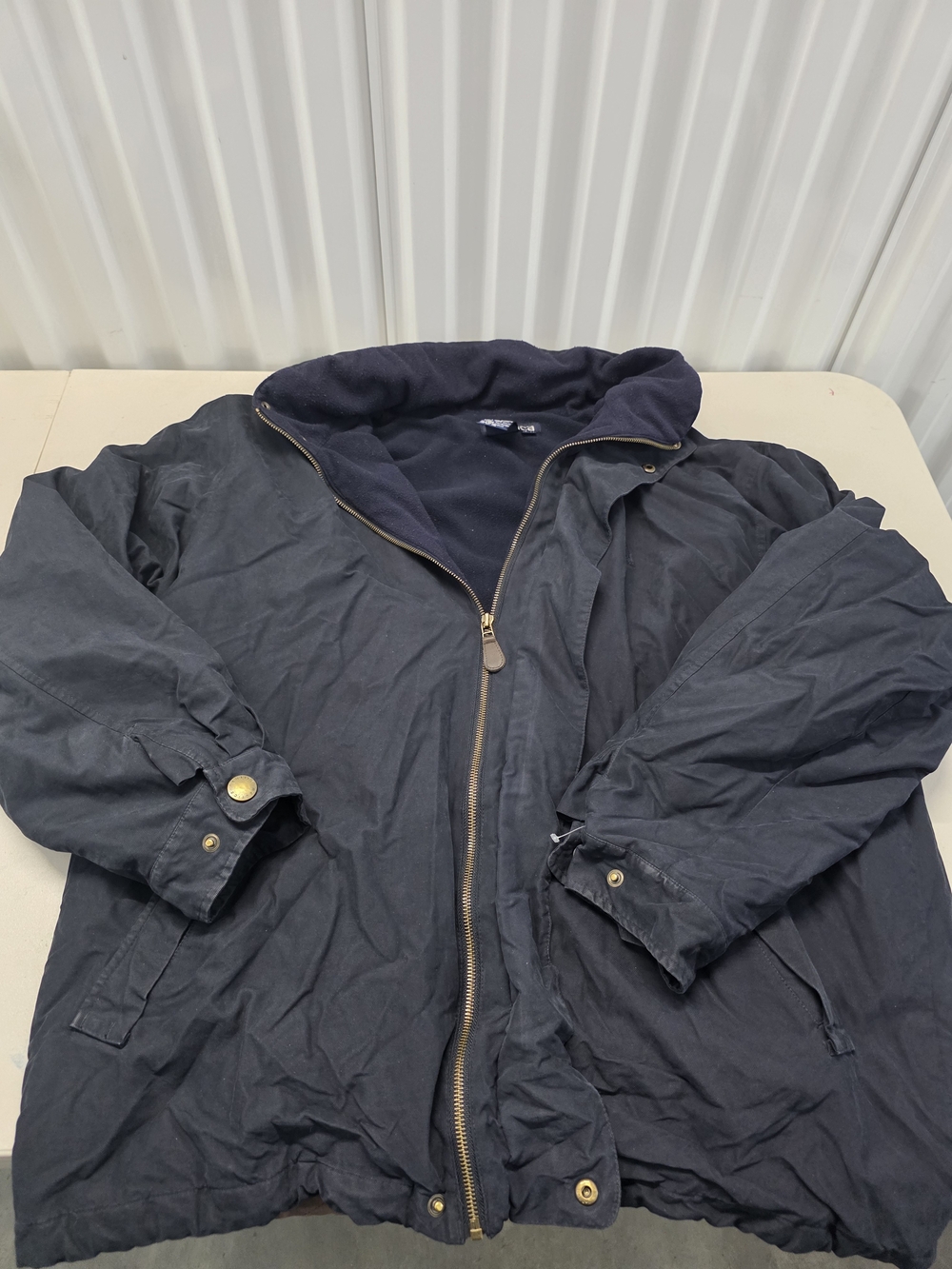 Nautica Full Zip Chore Insulated Jacket With Hideaway Hood Men's Size XL